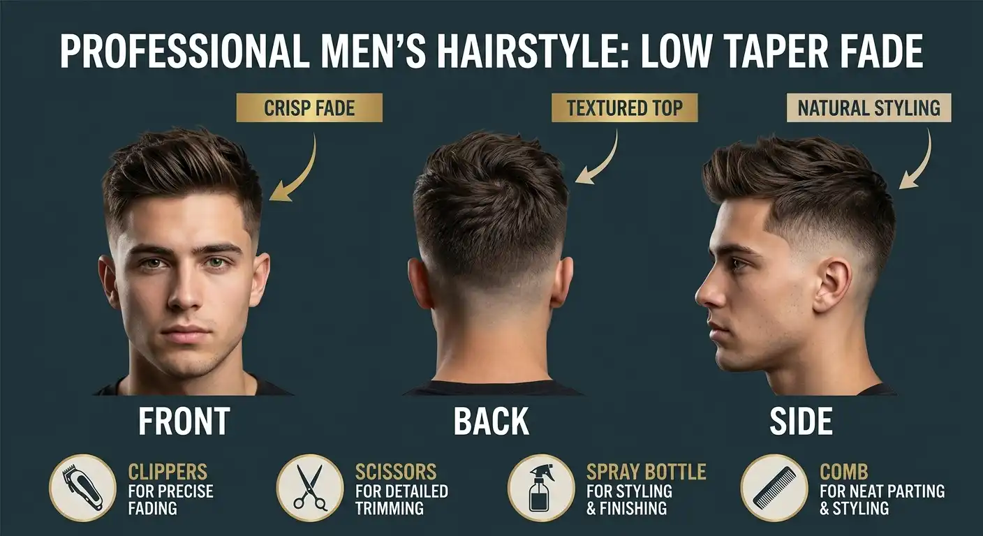 low taper fade haircuts