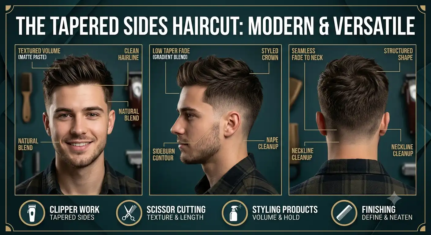 tapered sides
