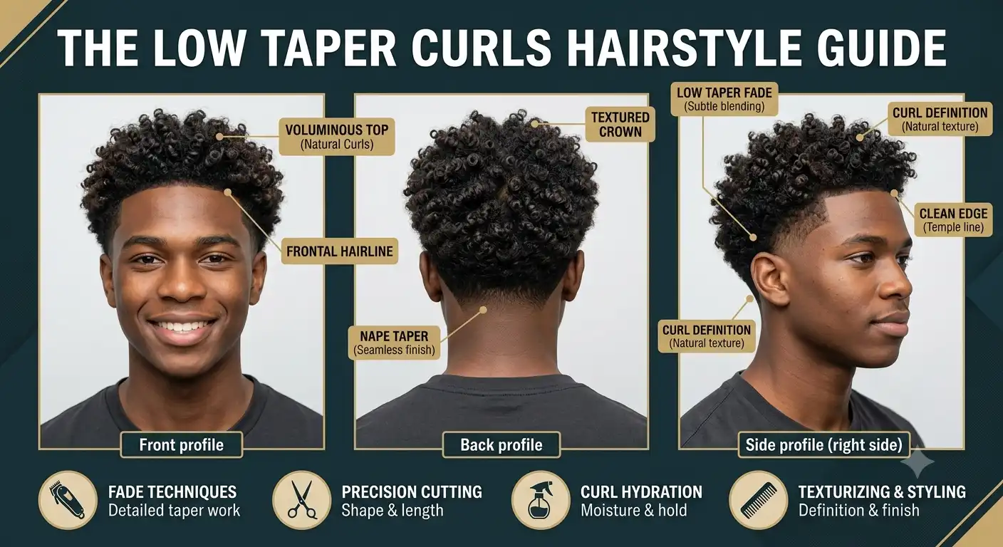 low taper curls