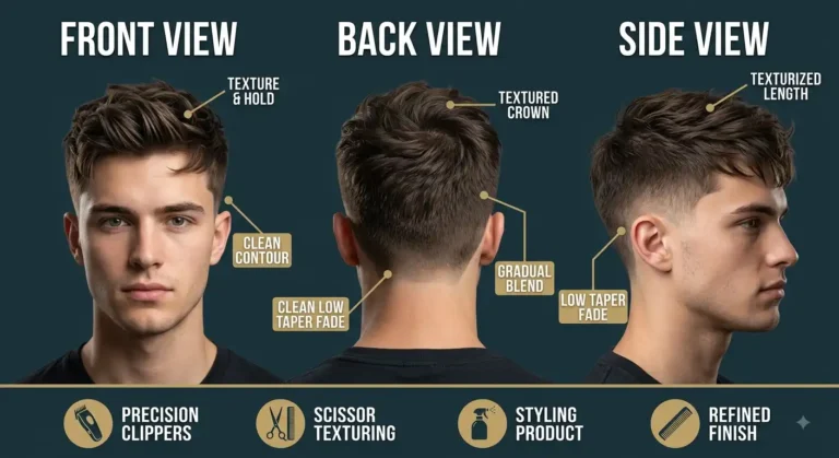 low taper in the back image
