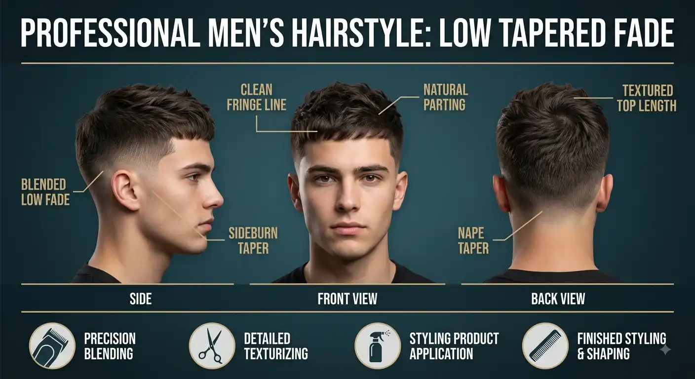 low tapered fade