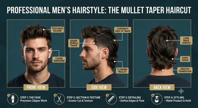 mullet taper haircut