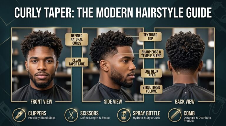 curly taper image