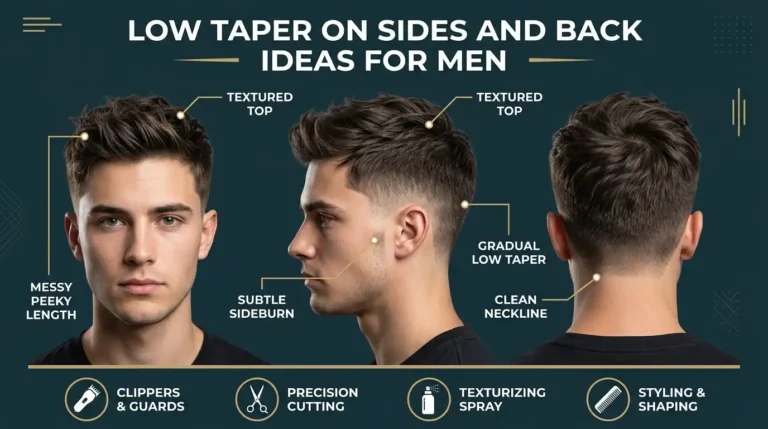 low taper on sides and back image