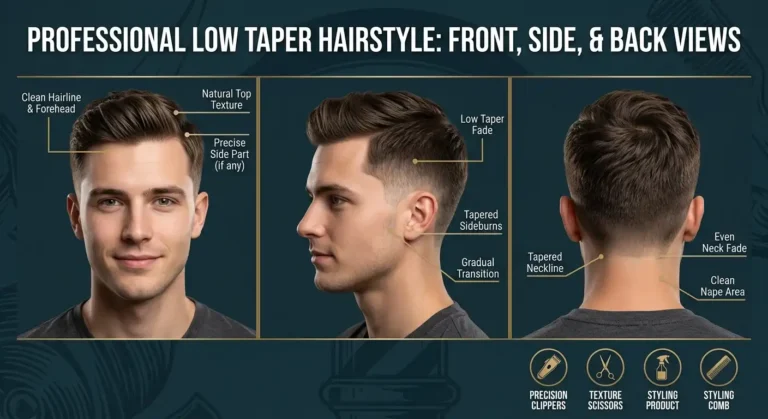 low taper white guy image