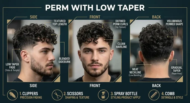 Perm With Low Taper image
